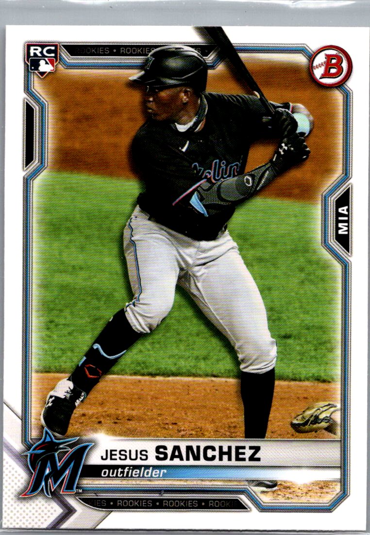 2021 Bowman Jesus Sanchez #100 RC front