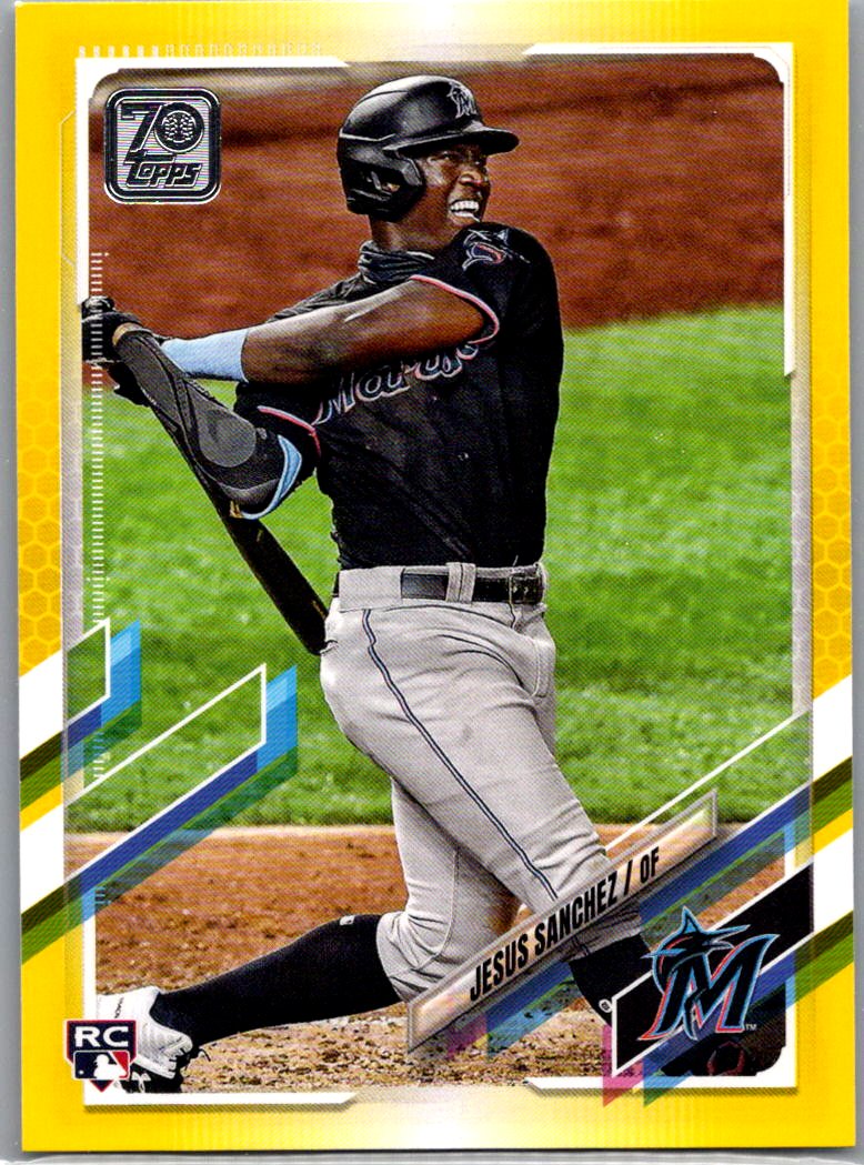 2021 Topps - Yellow Jesus Sanchez #269 front