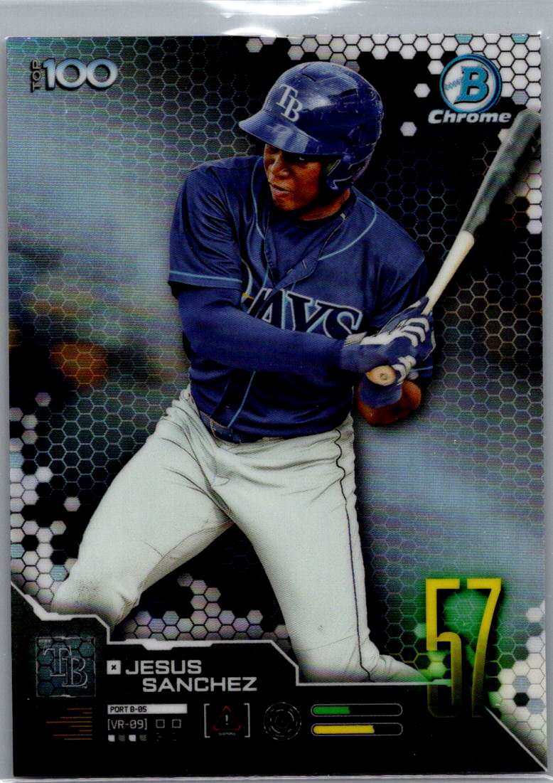 2019 Bowman - Bowman Scouts' Top 100 Jesus Sanchez #BTP-57 front