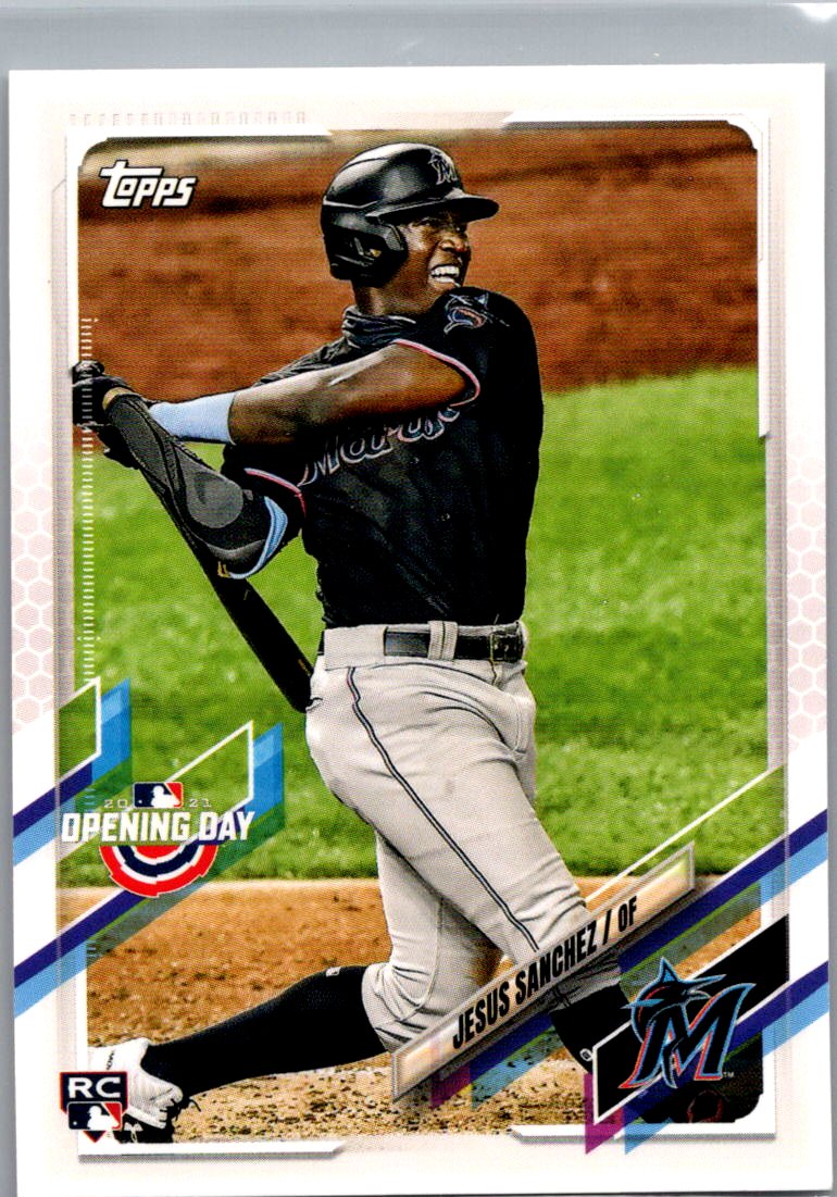 2021 Topps Opening Day Jesus Sanchez #180 RC front