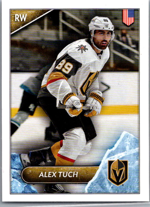 2021-22 Topps NHL Sticker Collection Alex Tuch #540 front