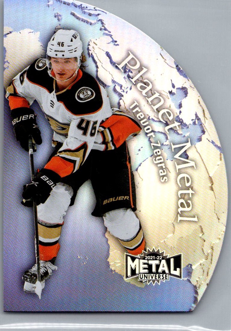 2021-22 SkyBox Metal Universe - Planet Metal Trevor Zegras #PM-13 front