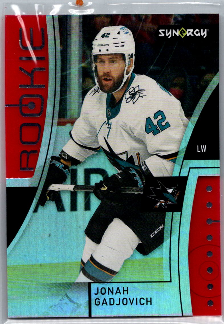 2021-22 Upper Deck Synergy - Red Jonah Gadjovich #94 front