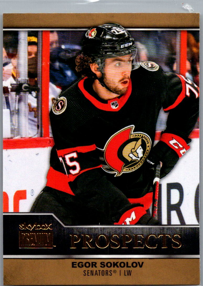 2021-22 SkyBox Metal Universe - Skybox Premium Prospects Egor Sokolov #PP-43 front