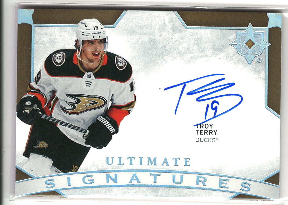2023-24 Upper Deck Ultimate Collection Troy Terry #US-TT front