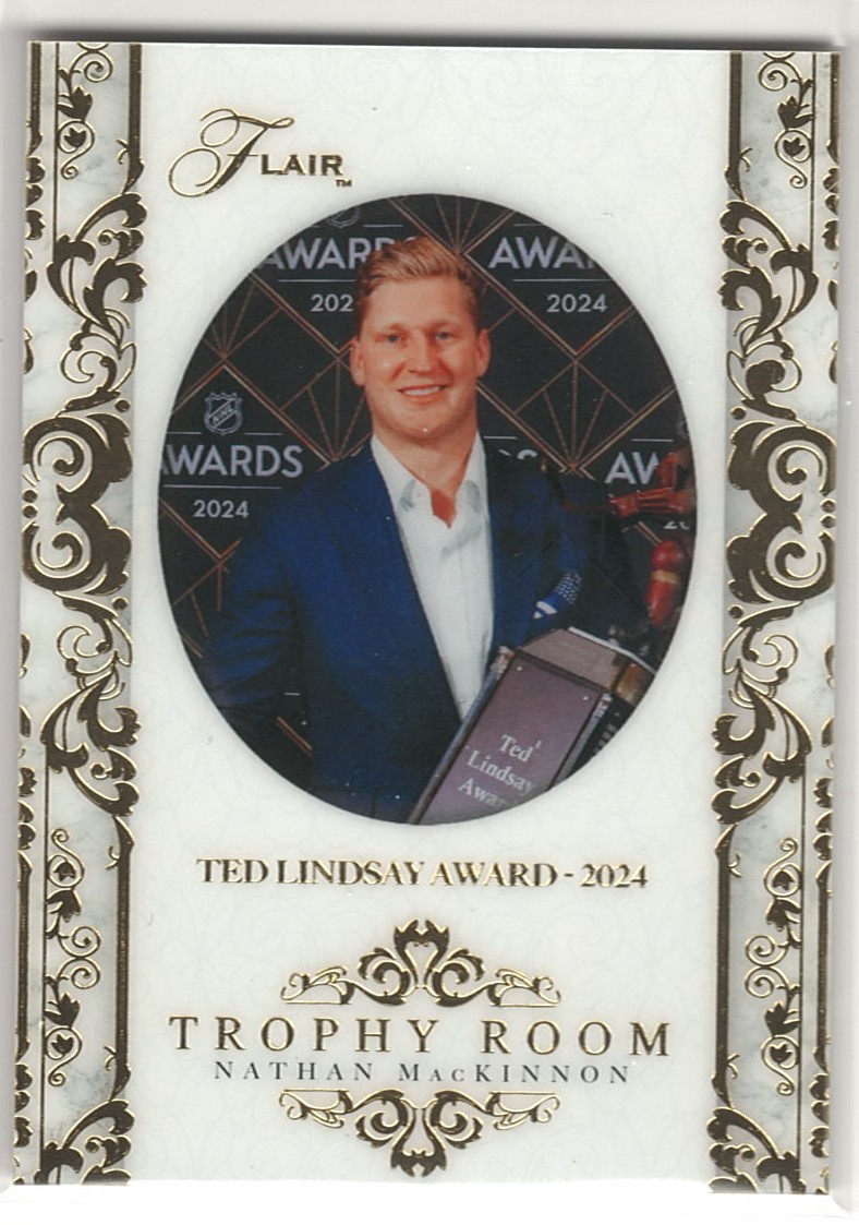 2025-26 Flair - Trophy Room Nathan MacKinnon #TR-13 front