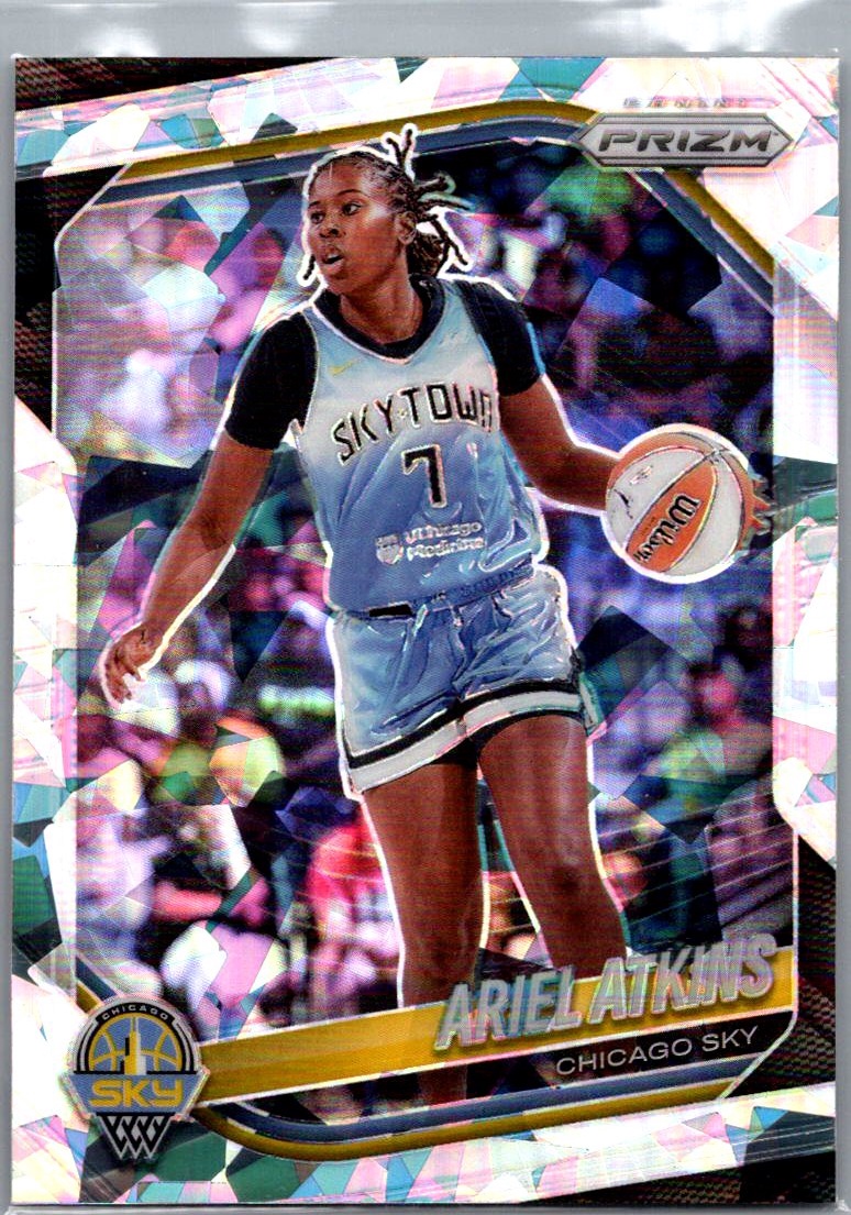 2025 Panini Prizm WNBA - Ice Prizms Ariel Atkins #13 front