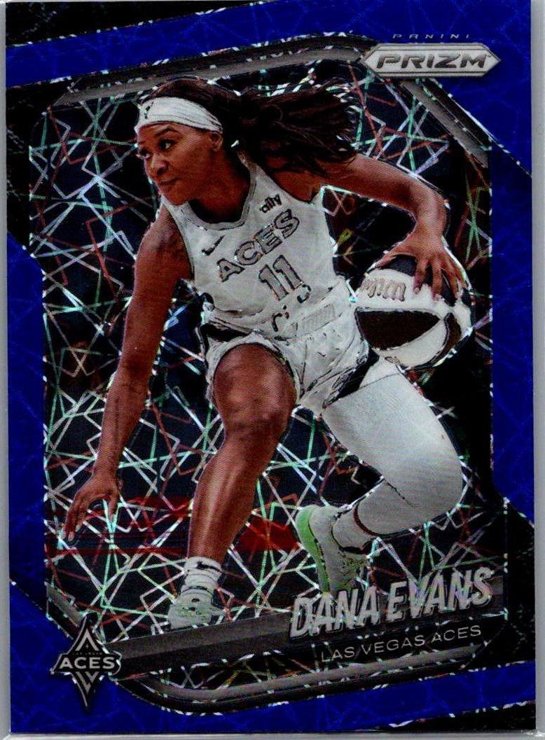 2025 Panini Prizm WNBA - Blue Velocity Prizms Dana Evans #33 front