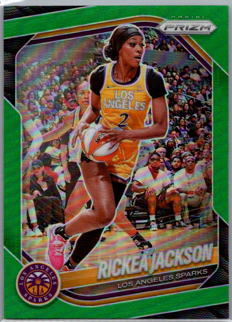 2025 Panini Prizm WNBA - Green Prizms Rickea Jackson #118 front