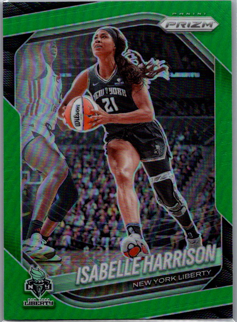 2025 Panini Prizm WNBA - Green Prizms Isabelle Harrison #12 front