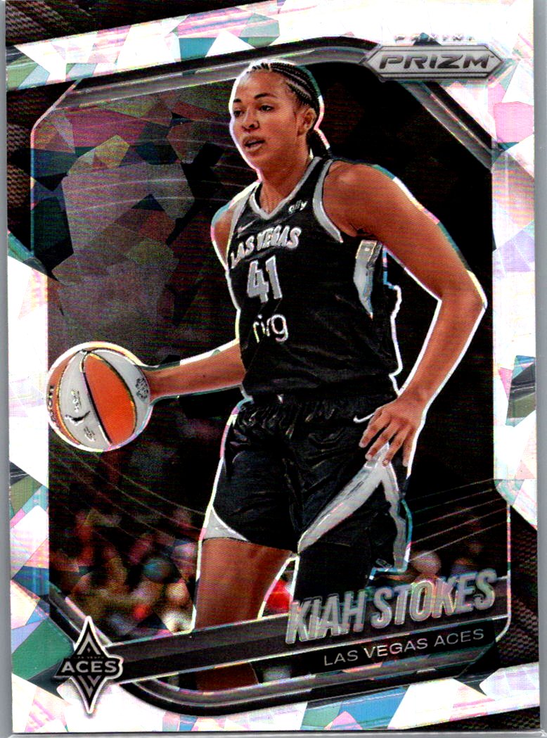 2025 Panini Prizm WNBA - Ice Prizms Kiah Stokes #58 front