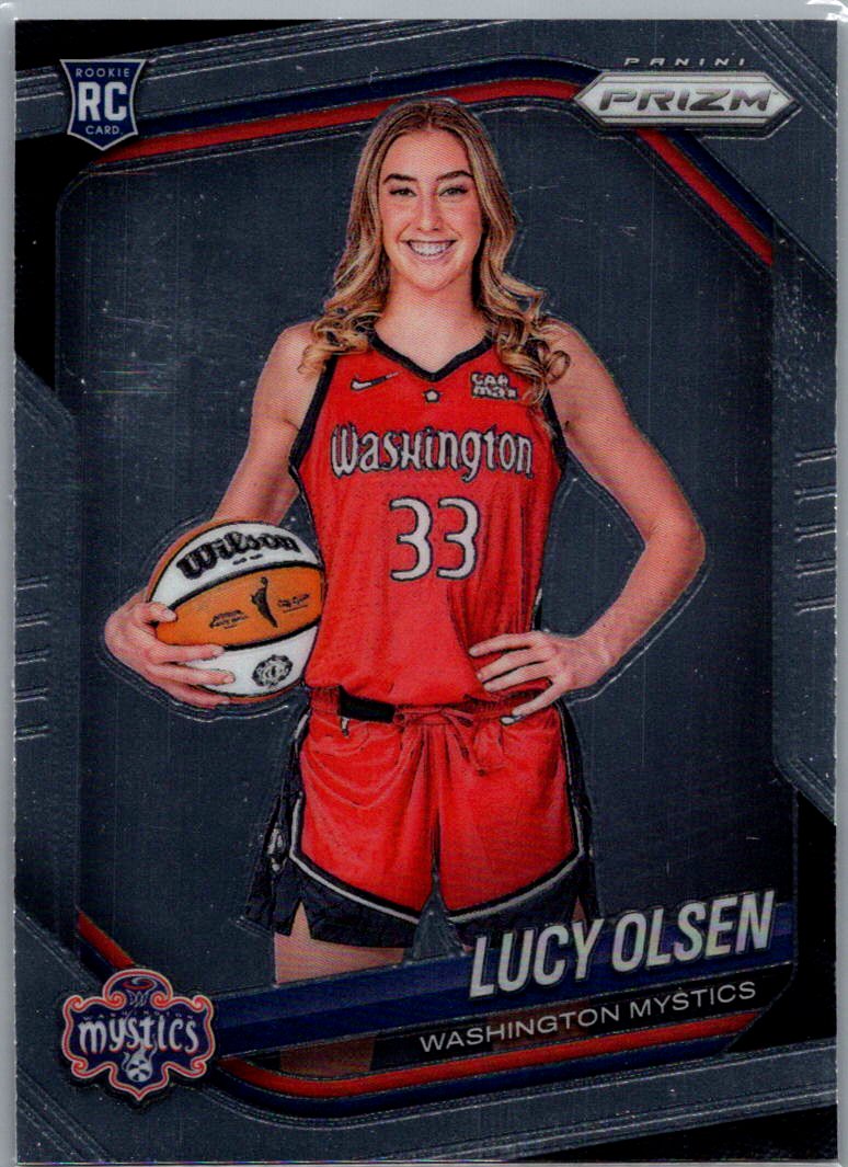 2025 Panini Prizm WNBA Lucy Olsen #145 RC front