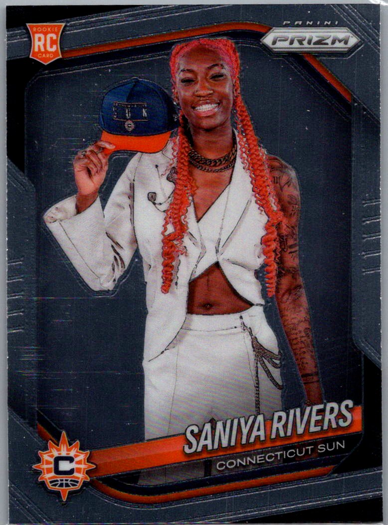 2025 Panini Prizm WNBA Saniya Rivers #150 RC front