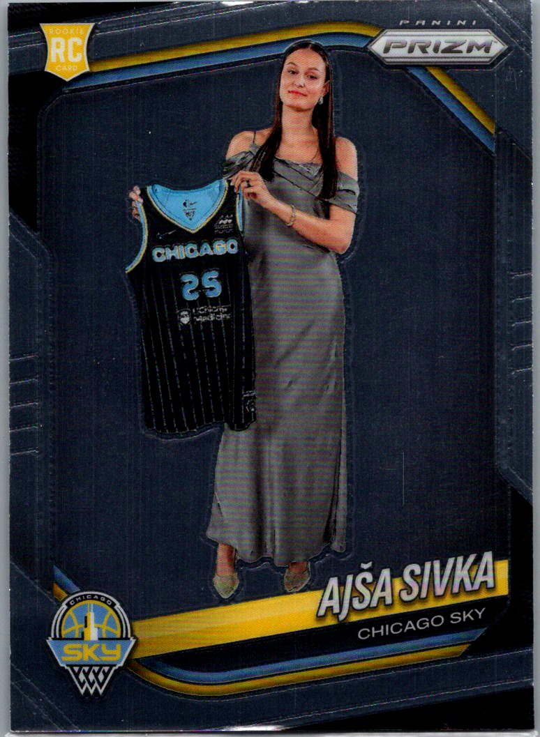 2025 Panini Prizm WNBA Ajsa Sivka #85 RC front