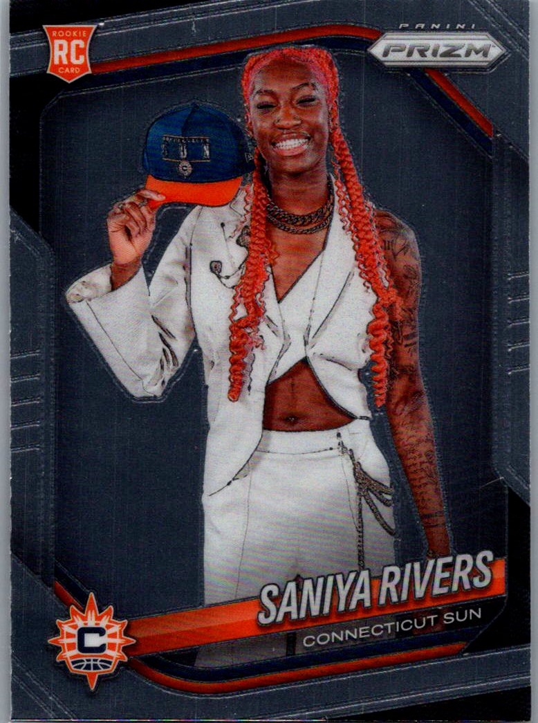 2025 Panini Prizm WNBA Saniya Rivers #150 RC front