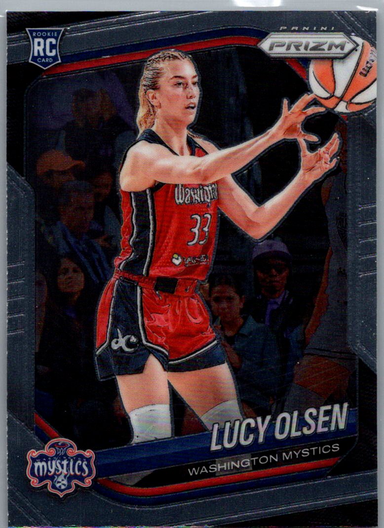 2025 Panini Prizm WNBA Lucy Olsen #104 RC front
