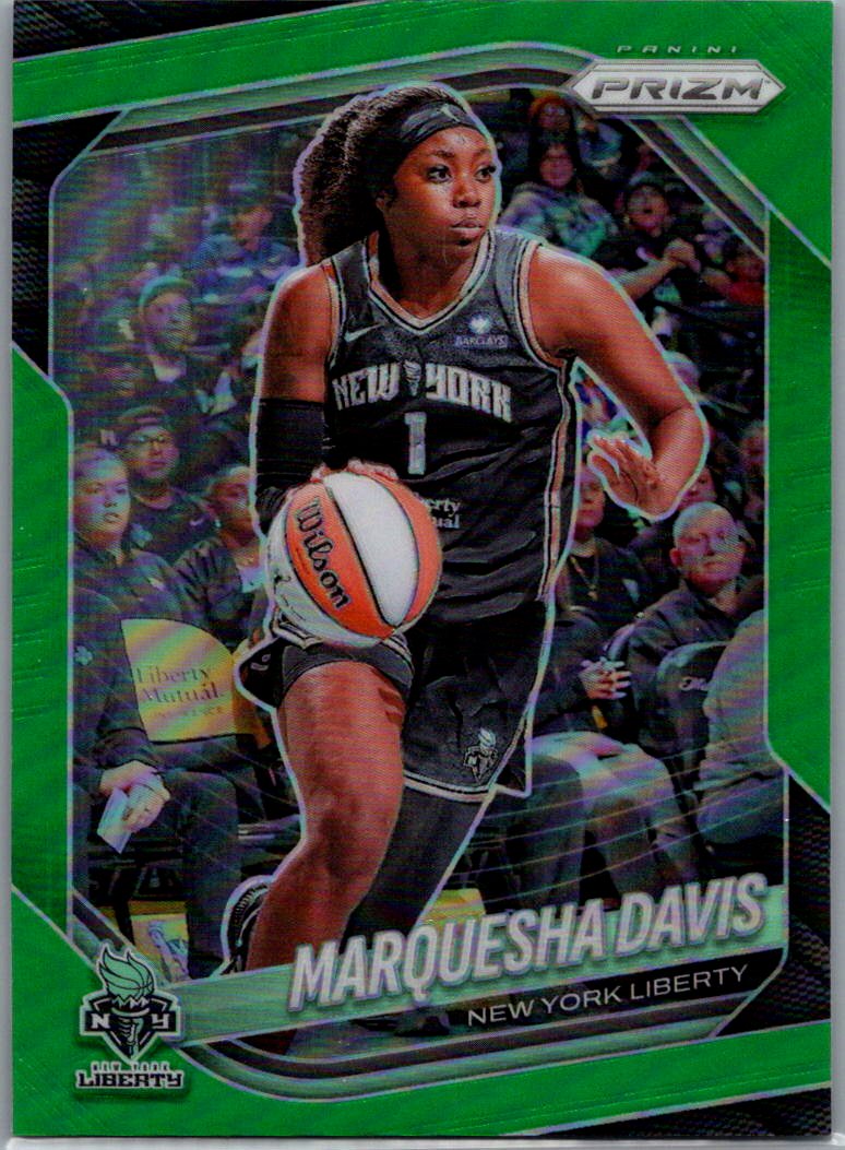 2025 Panini Prizm WNBA - Green Prizms Marquesha Davis #66 front
