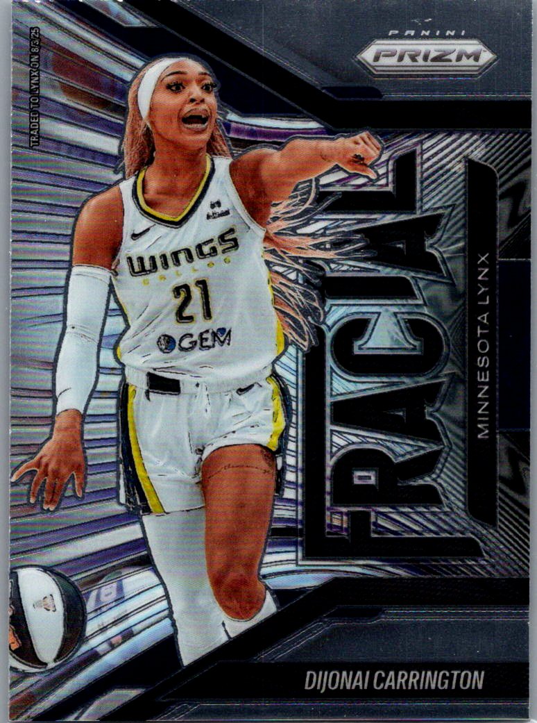 2025 Panini Prizm WNBA - Fractal Dijonai Carrington #1 front