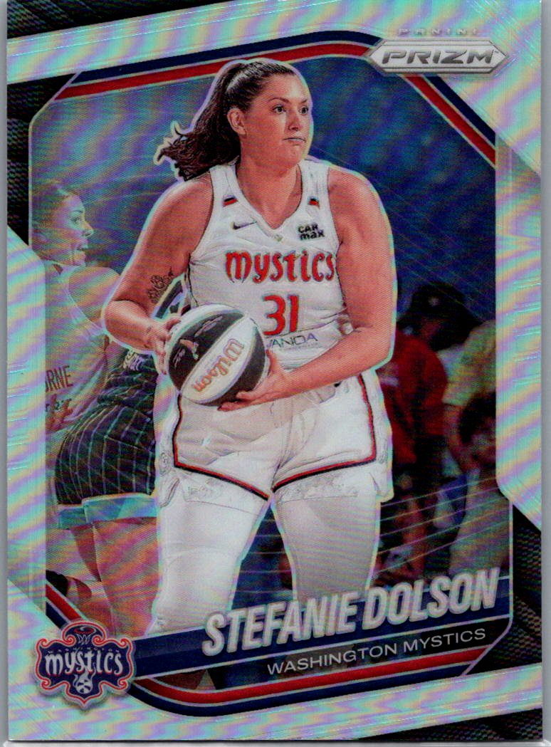 2025 Panini Prizm WNBA - Silver Prizms Stefanie Dolson #112 front