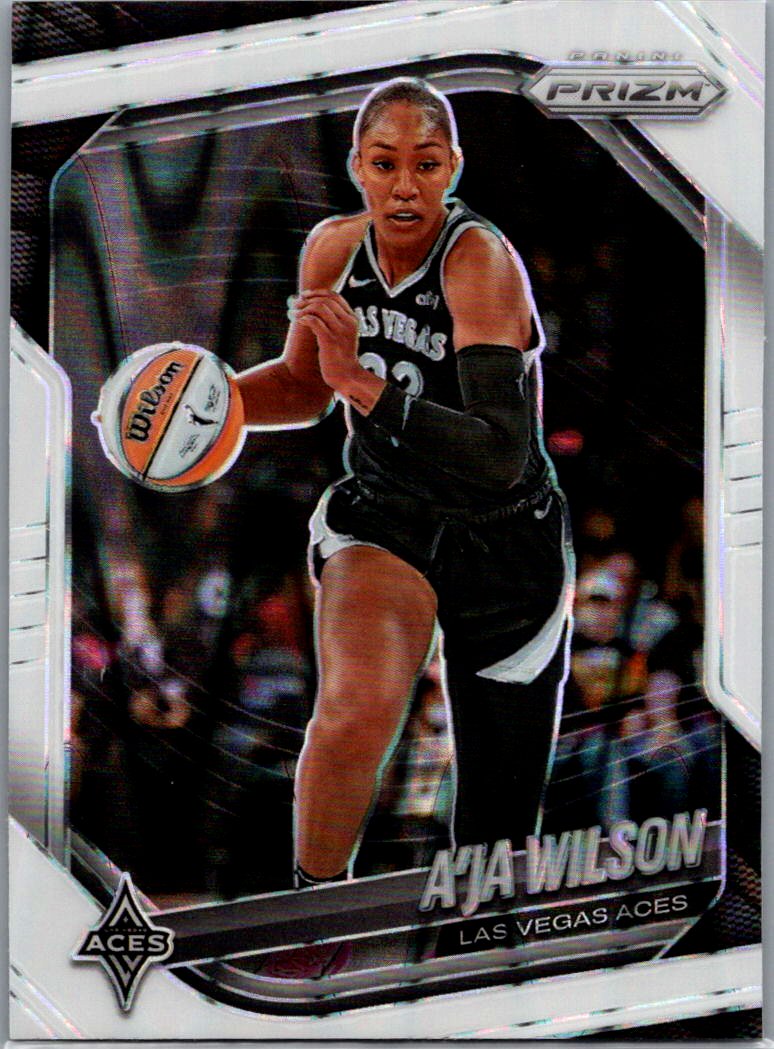 2025 Panini Prizm WNBA - White Seismic Prizms A’ja Wilson #76 front