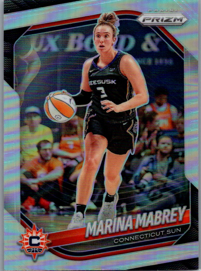 2025 Panini Prizm WNBA - Silver Prizms Marina Mabrey #18 front