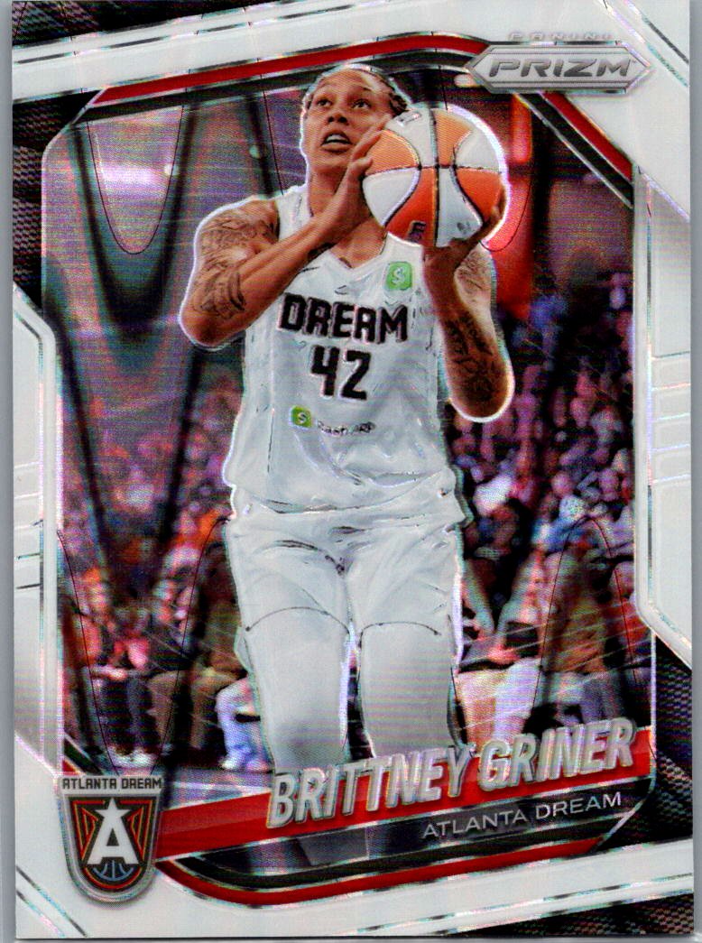 2025 Panini Prizm WNBA - White Seismic Prizms Brittney Griner #46 front