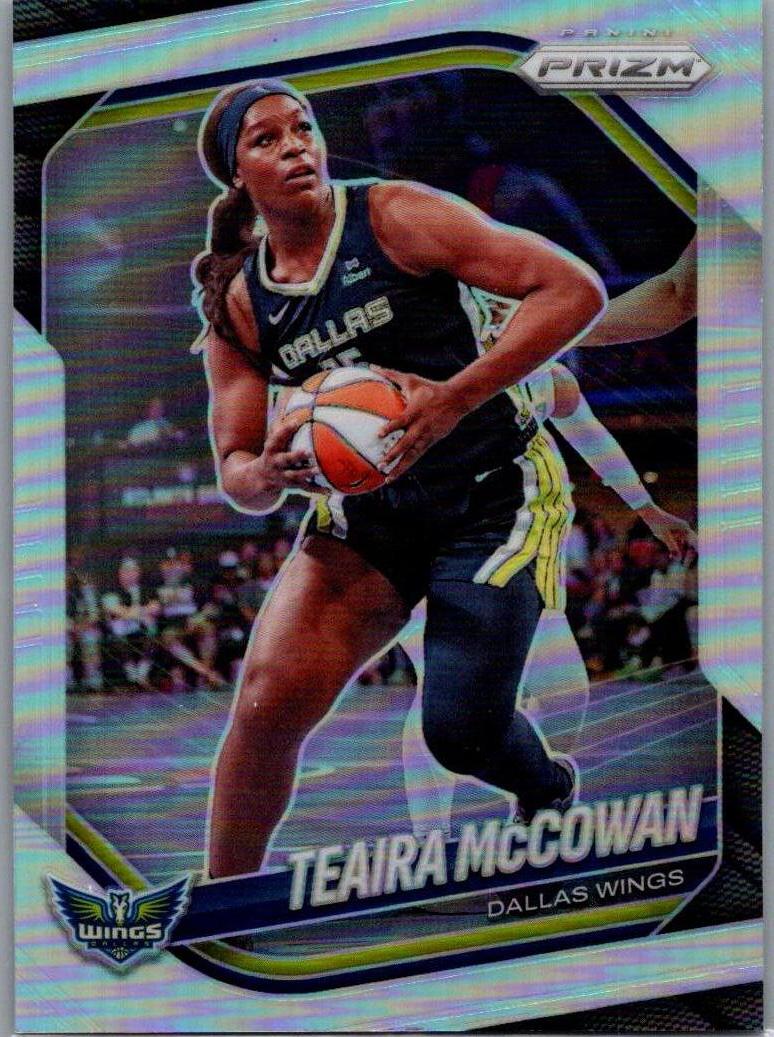 2025 Panini Prizm WNBA - Silver Prizms Teaira McCowan #48 front