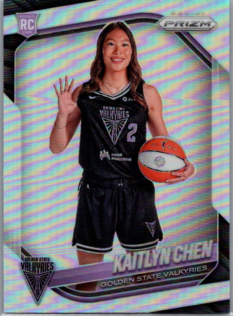 2025 Panini Prizm WNBA - Silver Prizms Kaitlyn Chen #143 front
