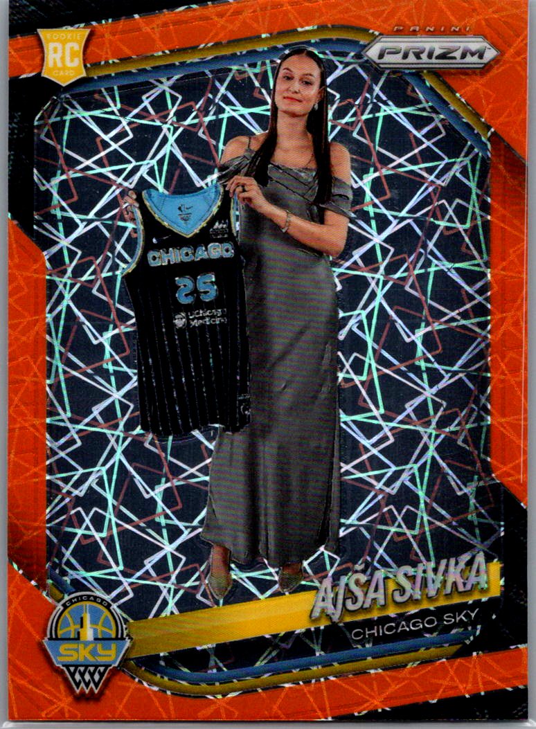2025 Panini Prizm WNBA - Orange Velocity Prizms Ajsa Sivka #85 front