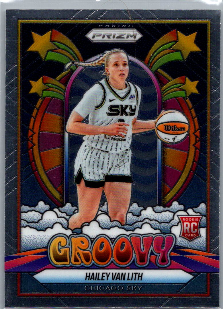 2025 Panini Prizm WNBA - Groovy Hailey Van Lith #14 front