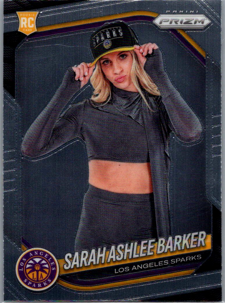 2025 Panini Prizm WNBA Sarah Ashlee Barker #142 RC front