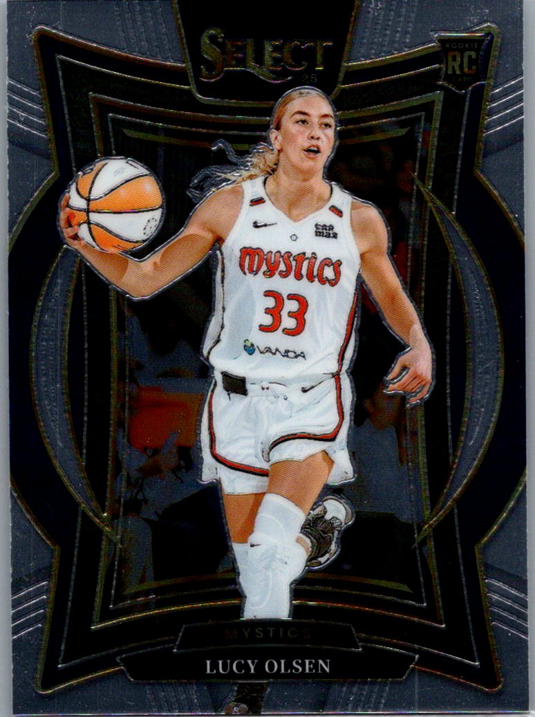 2025 Panini Select WNBA Lucy Olsen #40 RC front