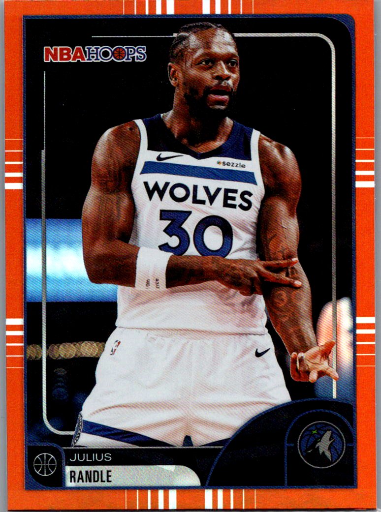 2025-26 Hoops - Orange Hoops Julius Randle #193 front