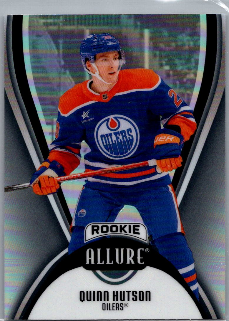 2025-26 Upper Deck Allure - Black Rainbow Quinn Hutson #112 front