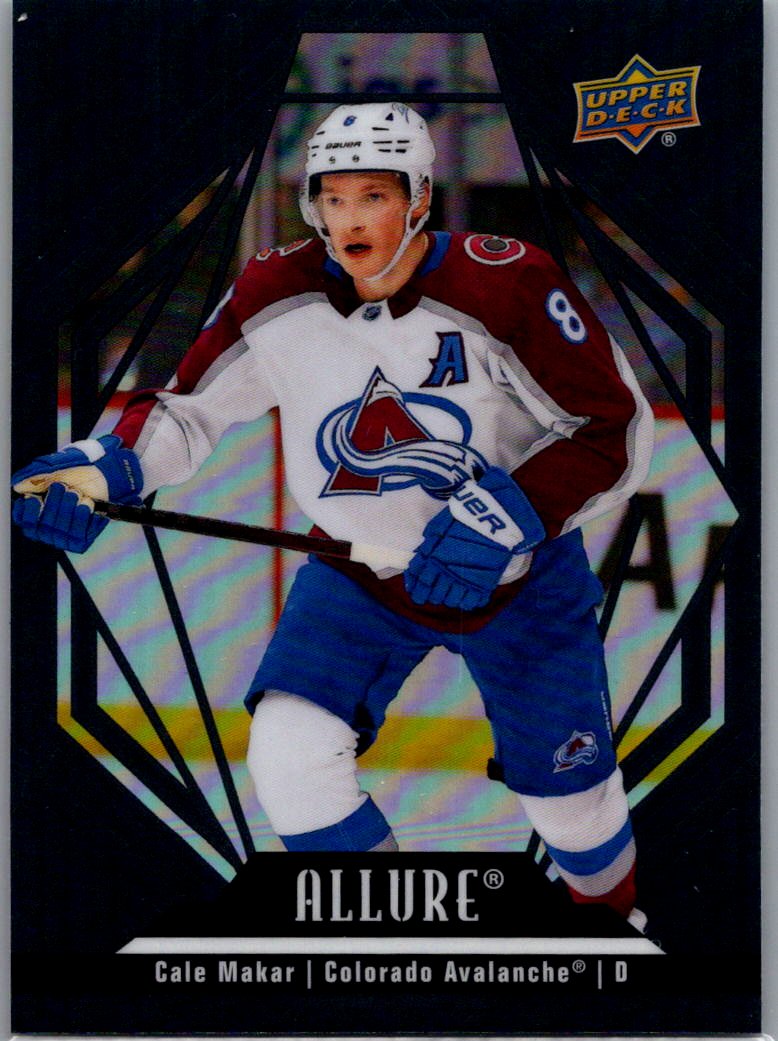2022-23 Upper Deck Allure - Black Rainbow Cale Makar #70 front