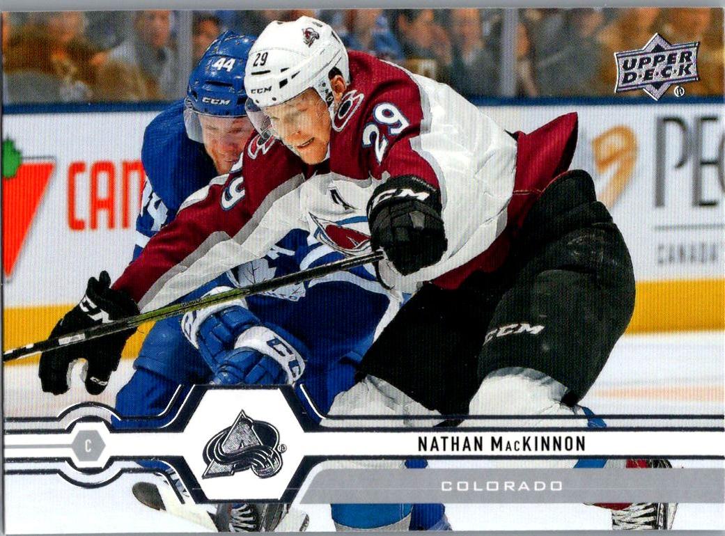 2019-20 Upper Deck Nathan MacKinnon #130 front