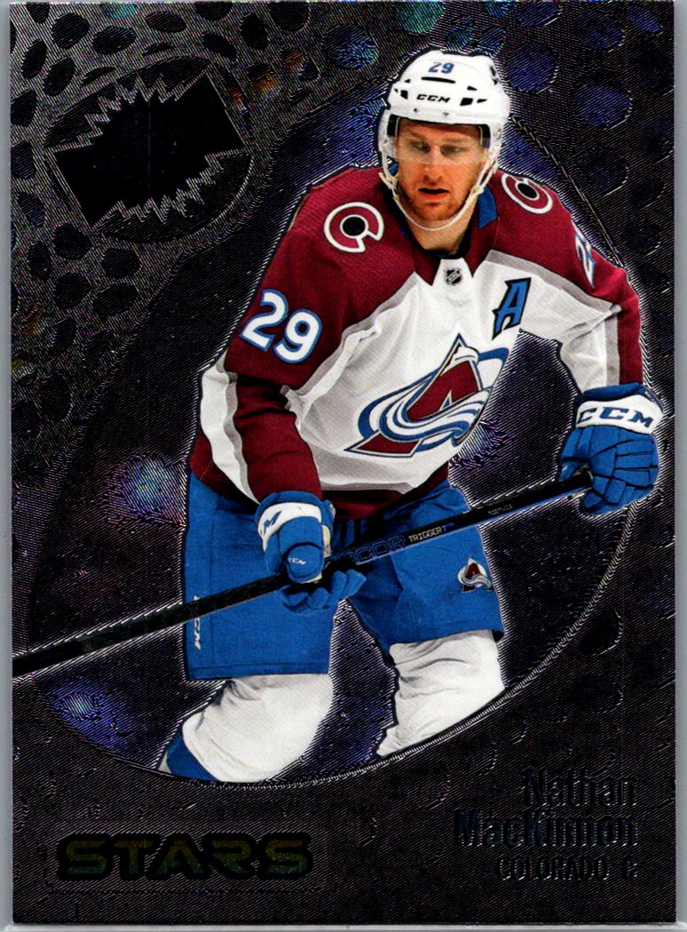 2022-23 SkyBox Metal Universe Nathan MacKinnon #141 front
