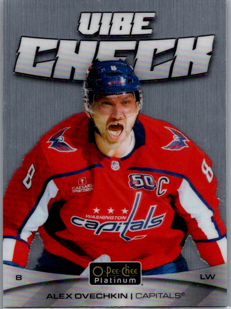 2025-26 O-Pee-Chee Platinum - Vibe Check Alex Ovechkin #VC-7 front
