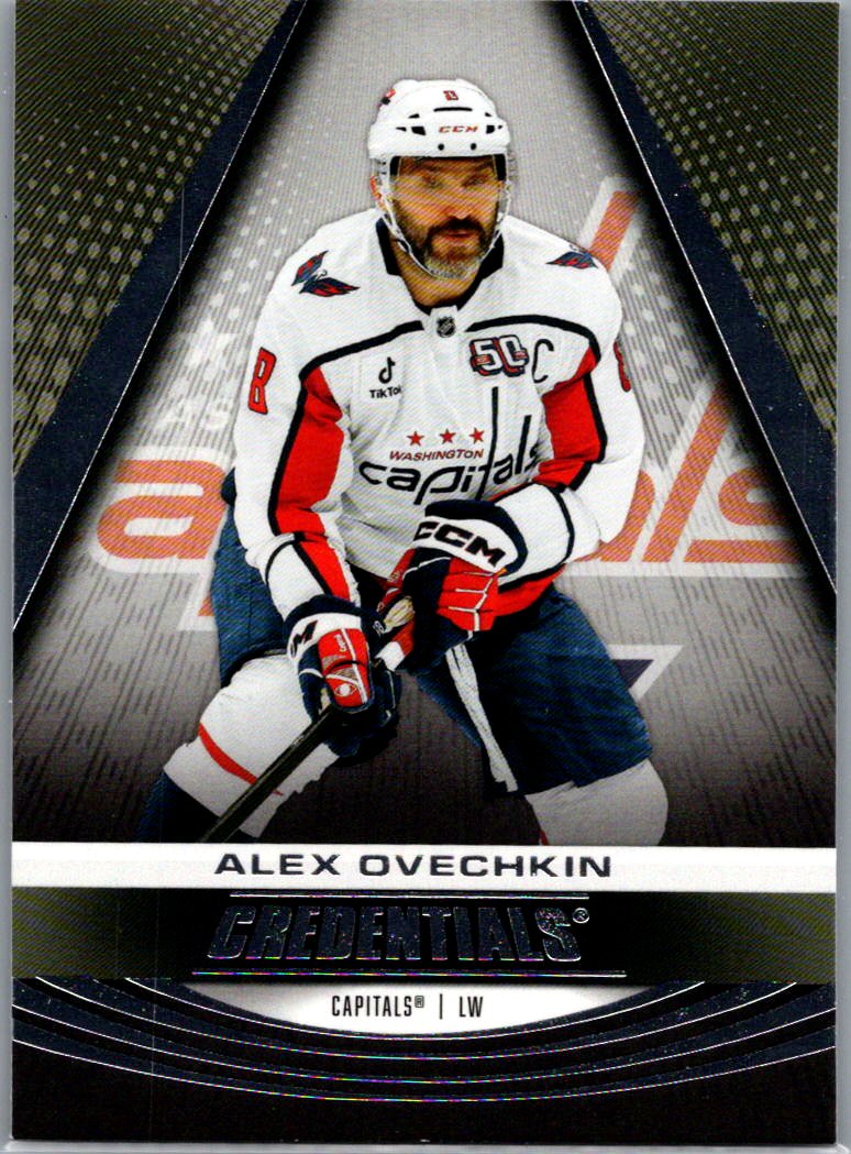 2025-26 Upper Deck Credentials Alex Ovechkin #8 front