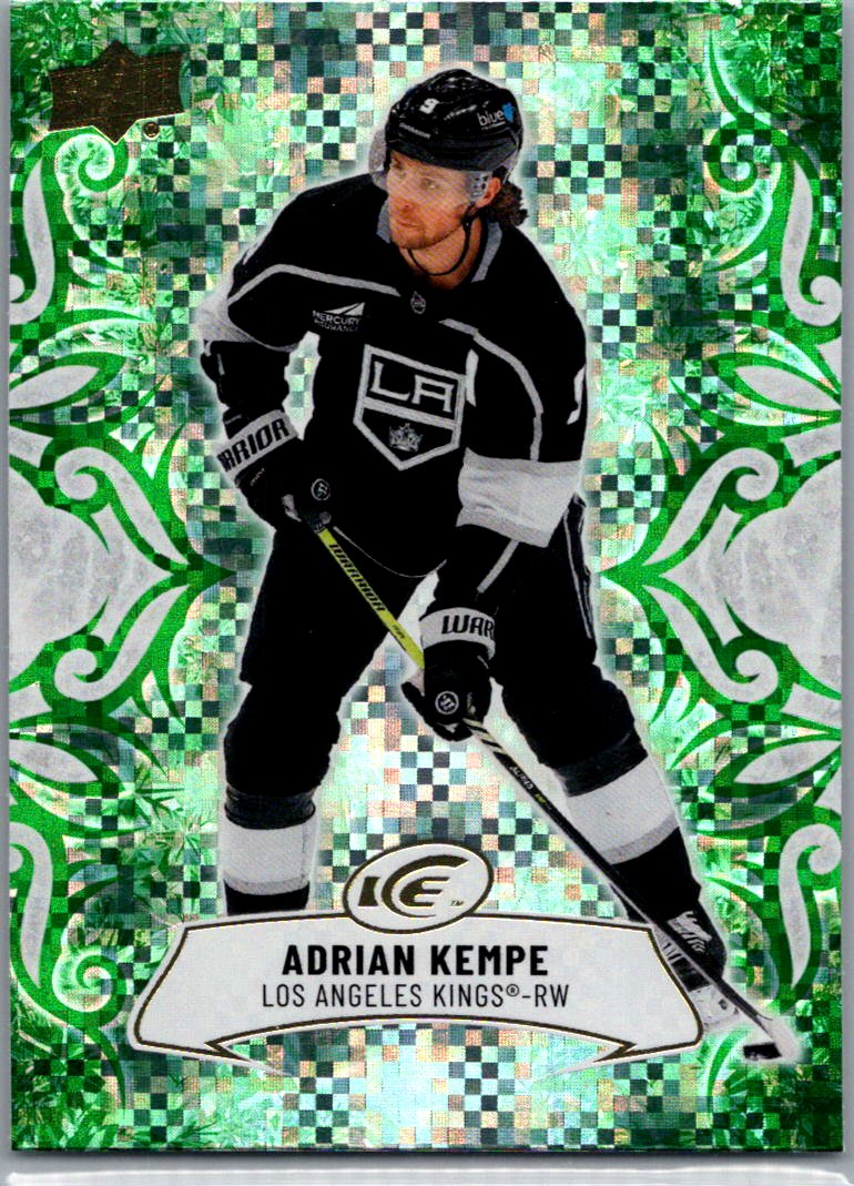 2024-25 Upper Deck Ice - Emerald Green Adrian Kempe #37 front