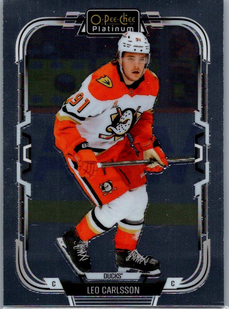 2025-26 O-Pee-Chee Platinum Leo Carlsson #111 front