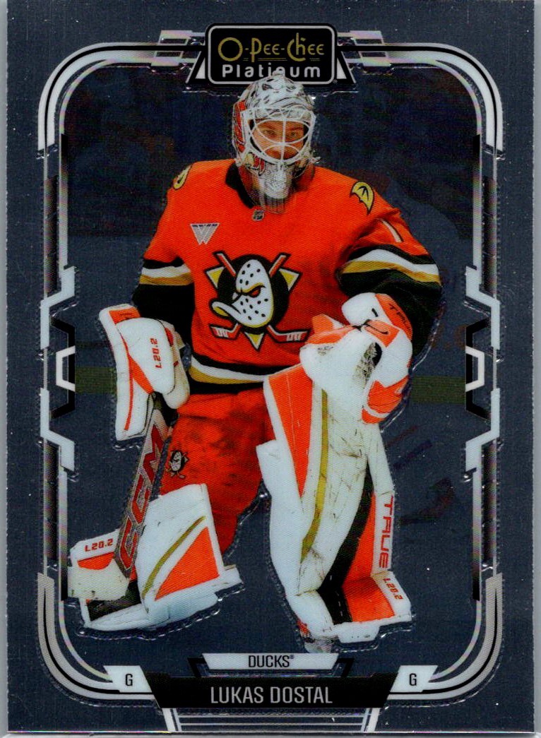 2025-26 O-Pee-Chee Platinum Lukas Dostal #181 front