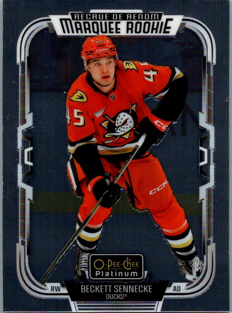 2025-26 O-Pee-Chee Platinum Beckett Sennecke #269 RC front