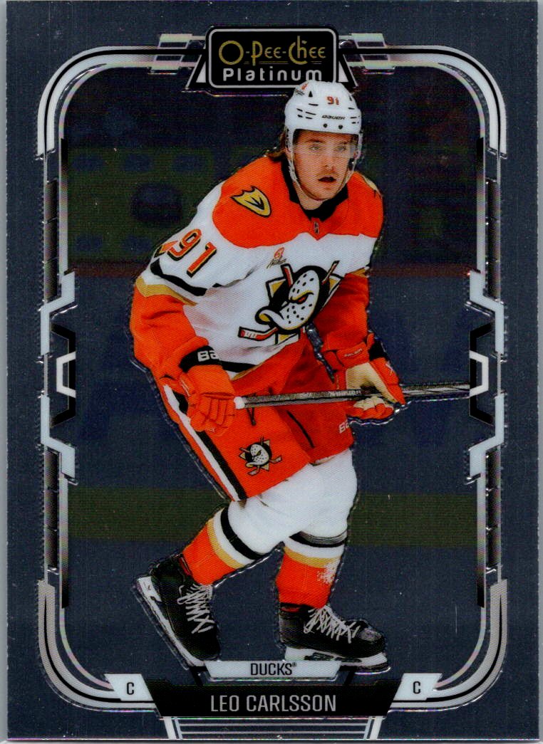2025-26 O-Pee-Chee Platinum Leo Carlsson #111 front