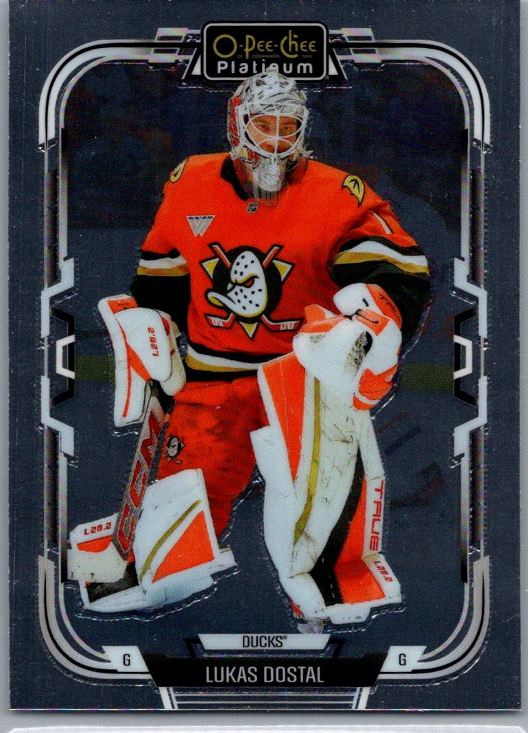 2025-26 O-Pee-Chee Platinum Lukas Dostal #181 front