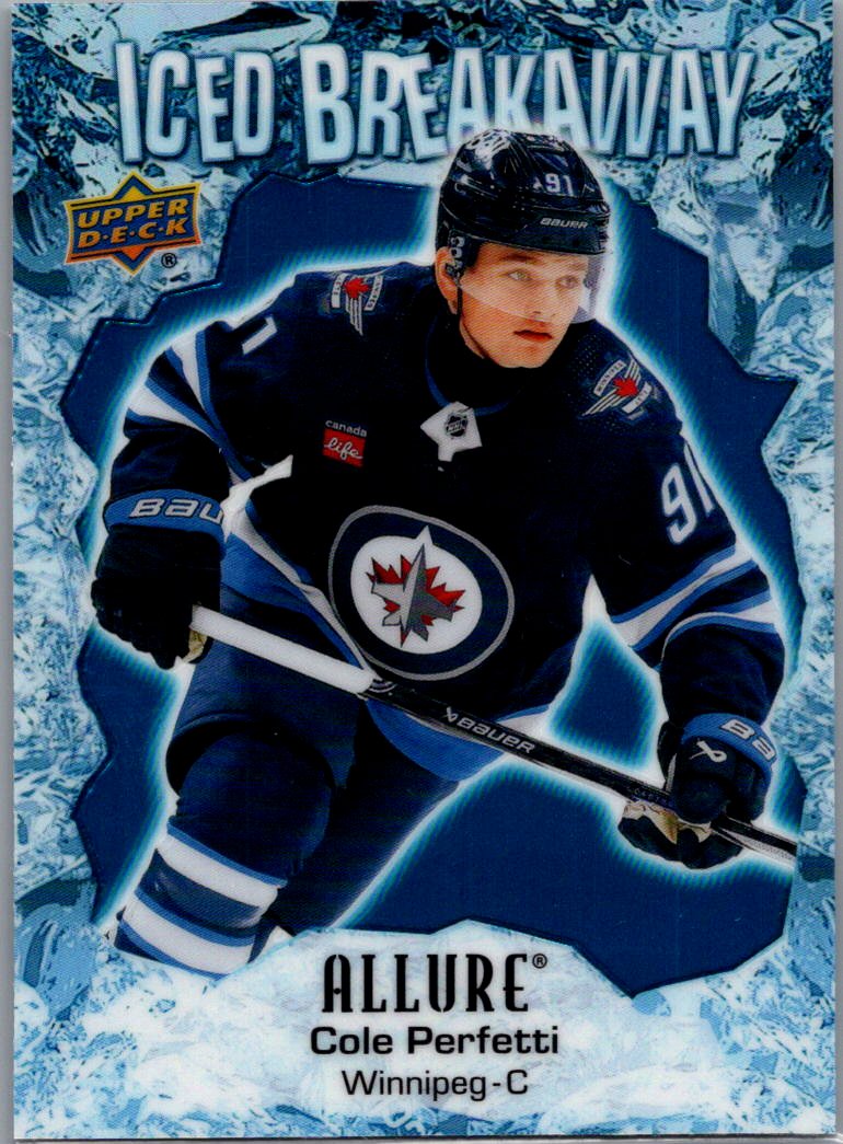 2023-24 Upper Deck Allure - Iced Breakaway Cole Perfetti #IB-25 front