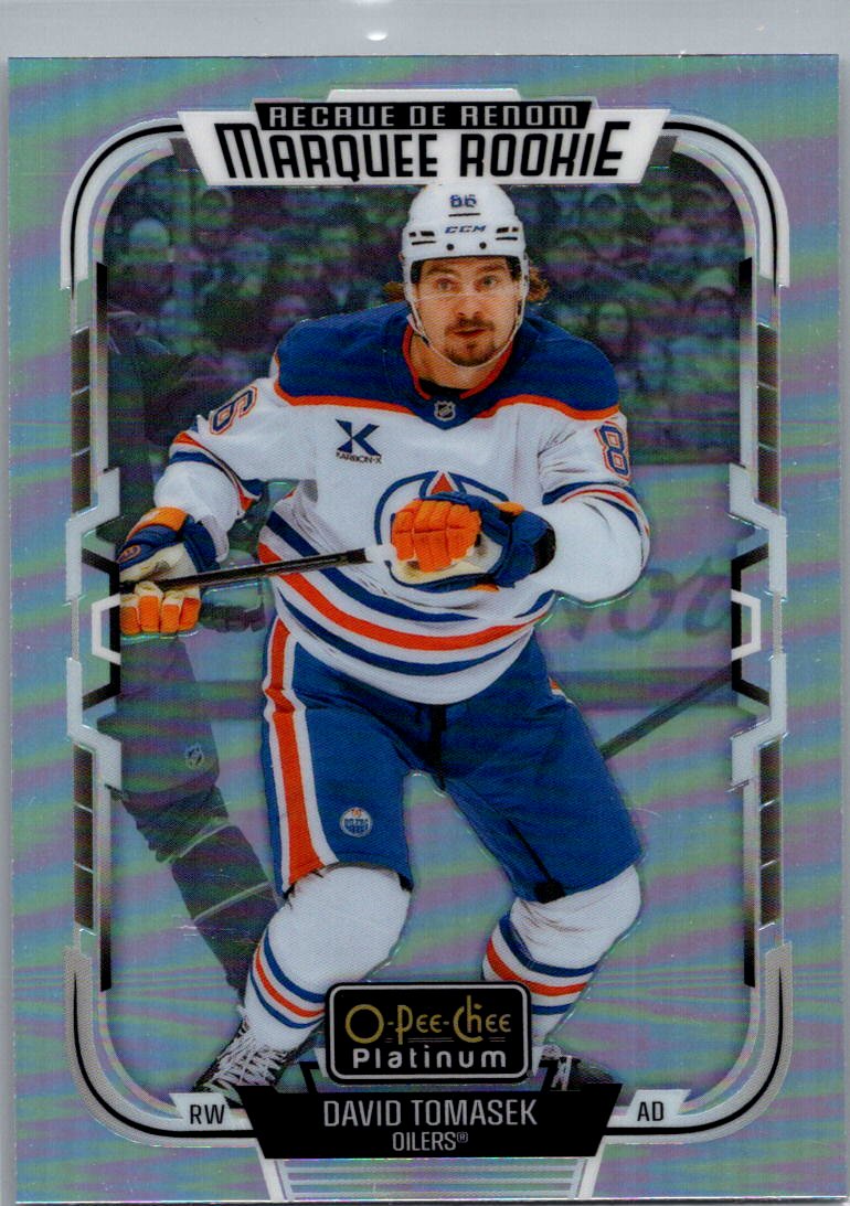 2025-26 O-Pee-Chee Platinum - Rainbow David Tomasek #275 front