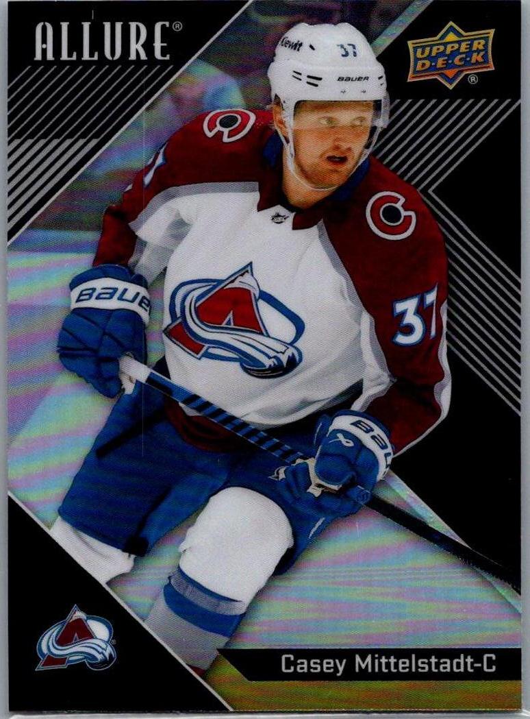 2024-25 Upper Deck Allure - Black Rainbow Casey Mittelstadt #10 front