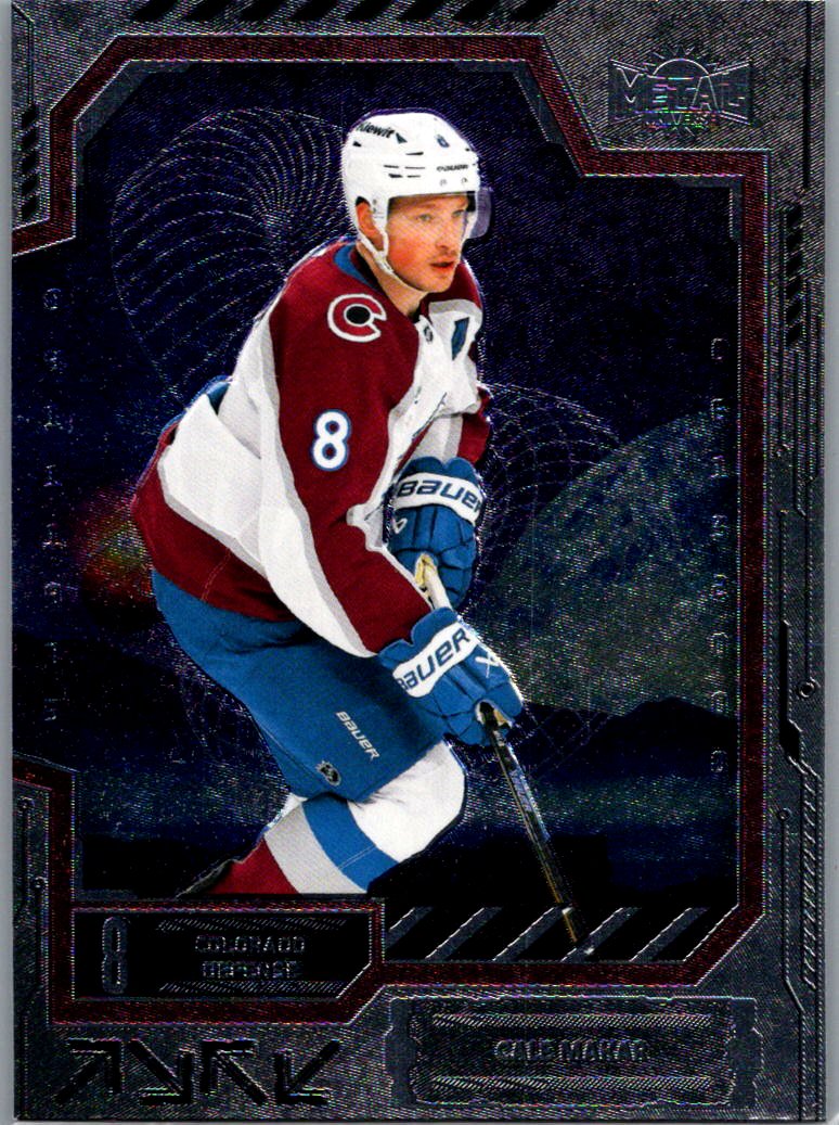 2025-26 SkyBox Metal Universe Cale Makar #96 front