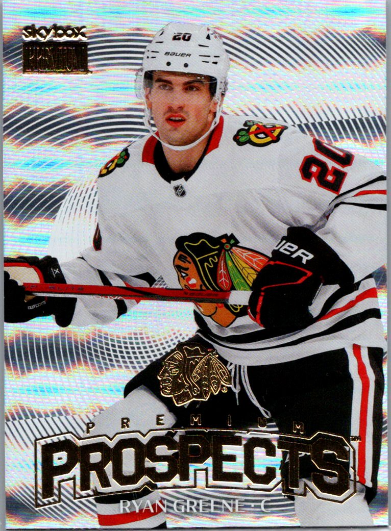 2025-26 SkyBox Metal Universe - Skybox Premium Prospects Ryan Greene #PP-28 front